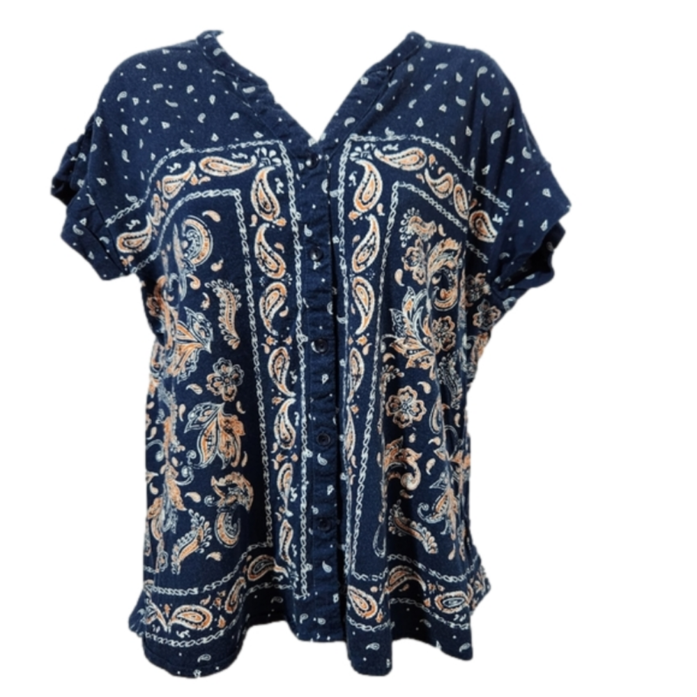 Alkamy paisley button up